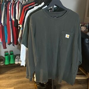 Men’s longsleeve Carhartt pocket t shirt size XL